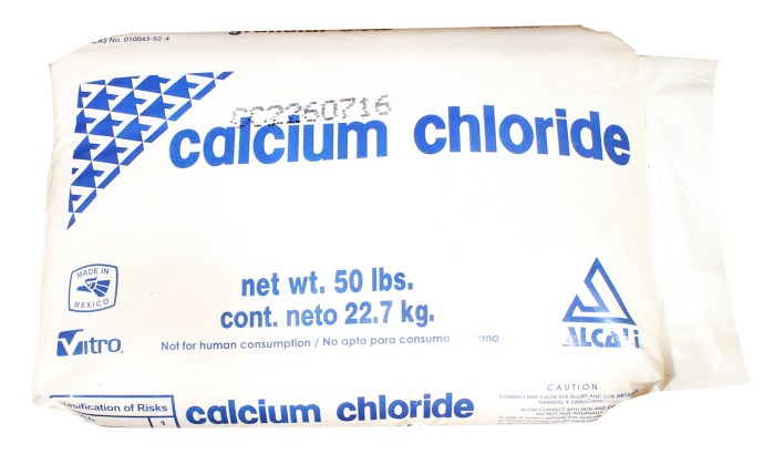 50 lbs 94-97% Calcium Chloride Mini Pellets Bag